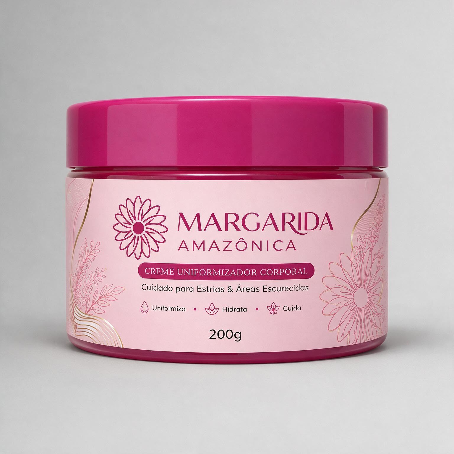 Creme Rosa Margarida Amazônica - 200g